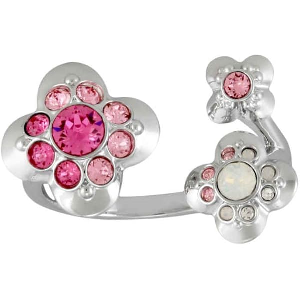 スワロフスキー　Cherie オープンリング&ピアス Amazon | スワロフスキー Cherie オープンリング - サイズ 8.25 / 58